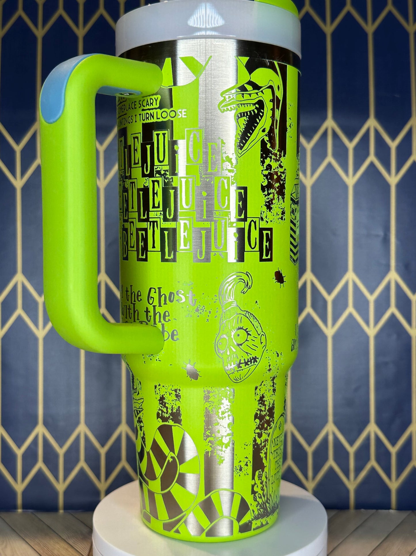 Beetlejuice 40 Oz Tumbler