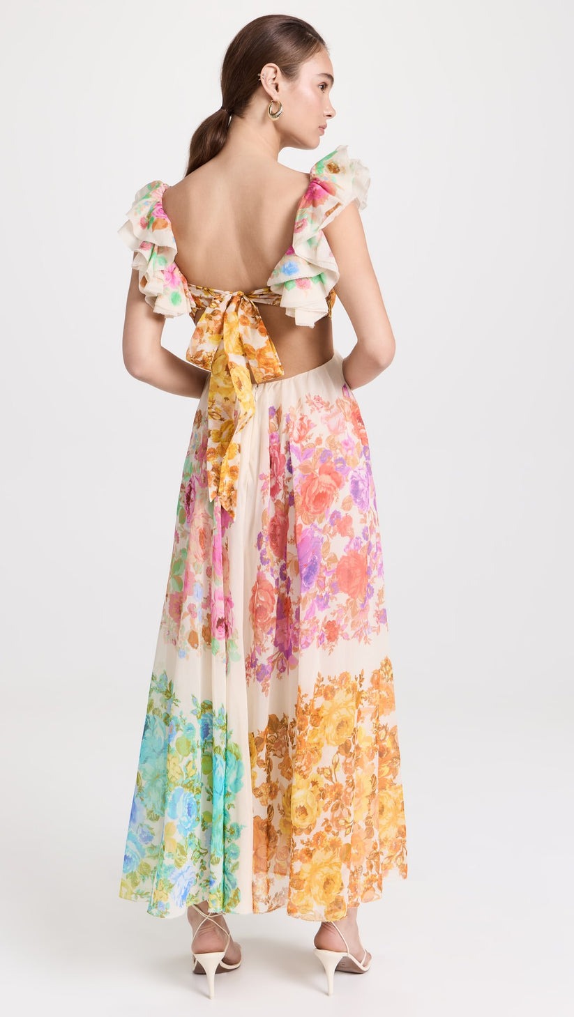Frill Shoulder Dress