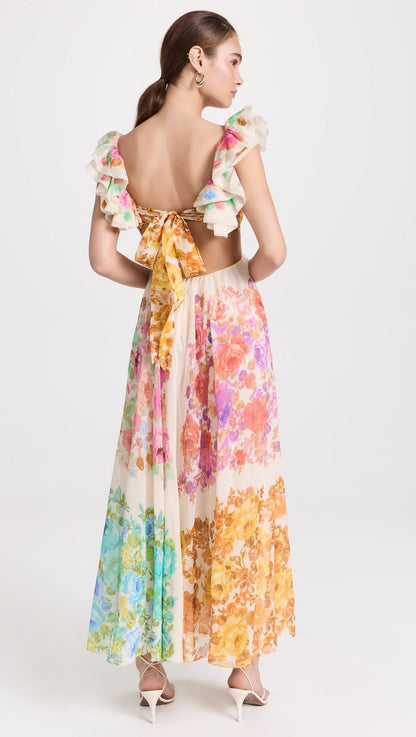 Frill Shoulder Dress